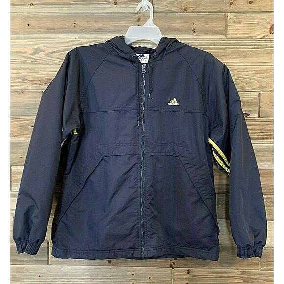 ADIDAS Zip Up Hooded Rain All Weather Lined Jacket Women's Size Large - Picture 1 of 8